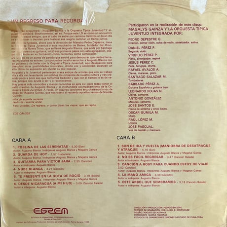 Augusto Blanca / De Regreso