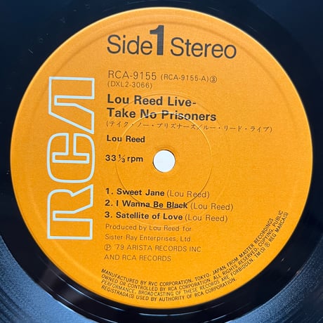 Lou Reed / Lou Reed Live-Take No Prisoners