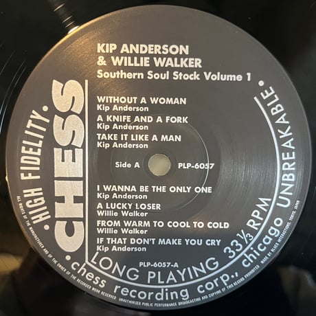Kip Anderson & Willie Walker / Southern Soul Stock Vol.1
