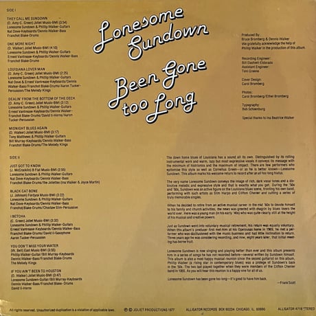 Lonesome Sundown / Been Gone Too Long