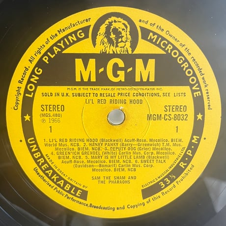 Sam The Sham And The Pharaohs / Li’l Red Riding Hood