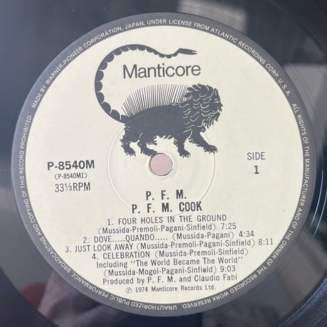 P.F.M. / Cook