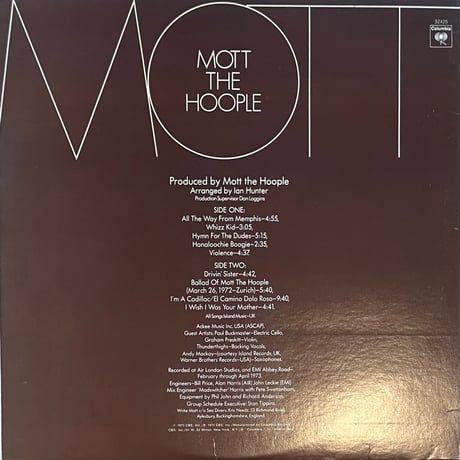 Mott The Hoople / Mott
