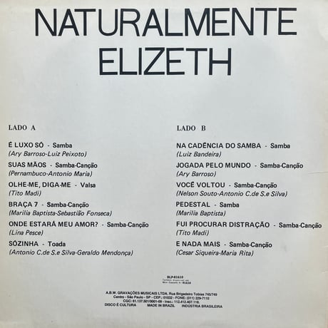 Elizeth Cardoso / Naturalmente