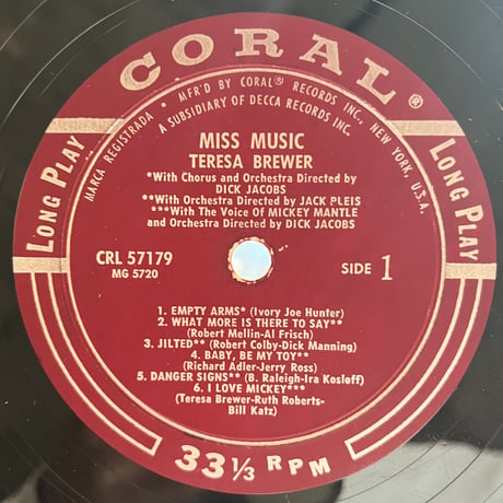 Teresa Brewer / Miss Music