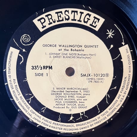 George Wallington Quintet /  At The Bohemia