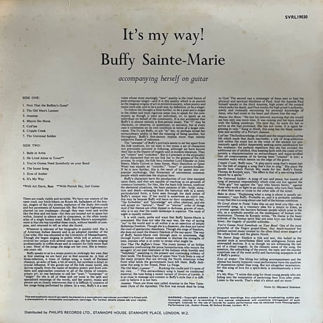 Buffy Sainte-Marie / It’s My Way !