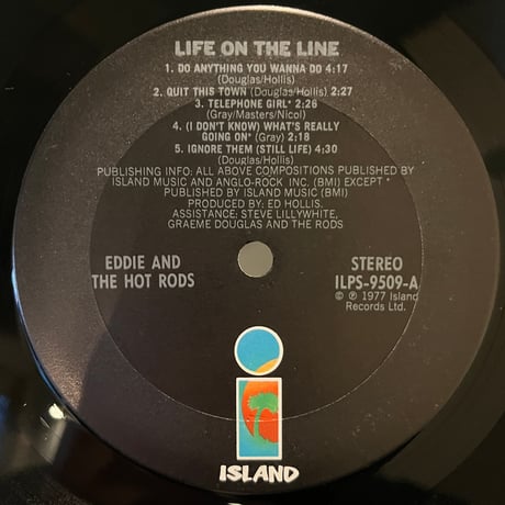 Eddie and the Hot Rods / Life on the Line