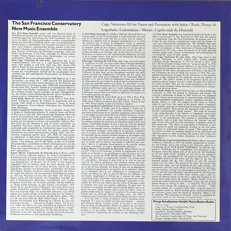 The San Francisco Conservatory / New Music Ensemble