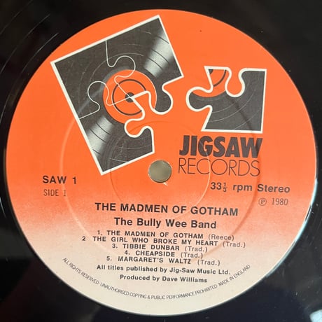The Bully Wee Band / Madmen Of Gotham