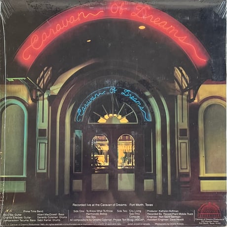 Ornette Coleman and prime time / Opening The Caravan Of Dreams