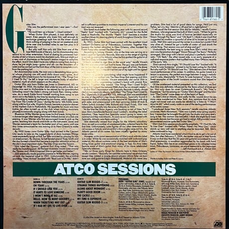 Guitar Slim / Atco Sessions