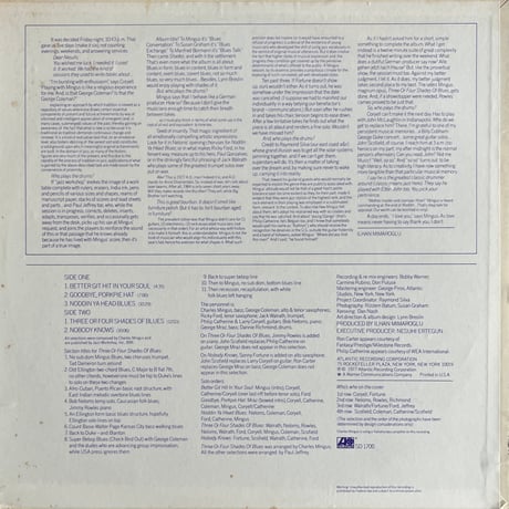Charles Mingus / Three Of Four Shades Of Blues