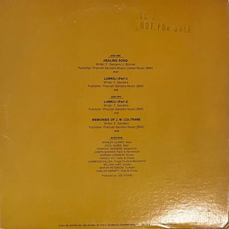 Pharoah Sanders / Pharoah Sanders Live At The East