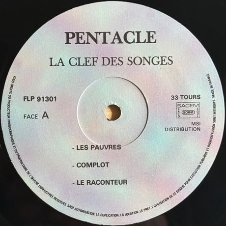 Pentacle / La Clef Des Songes