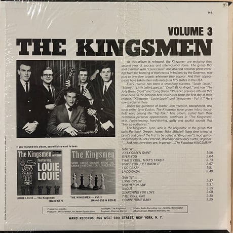The Kingsmen / Volume 3