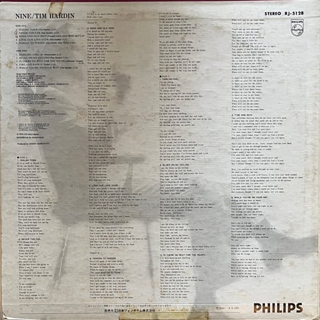 Tim Hardin / Nine