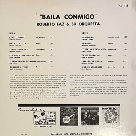 Roberto Faz Y Su Orquesta / Balia Commingo-Come Dance With Me