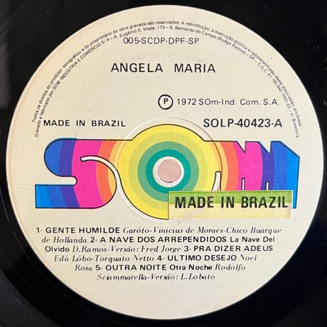 Angela Maria / Angel Maria No.3