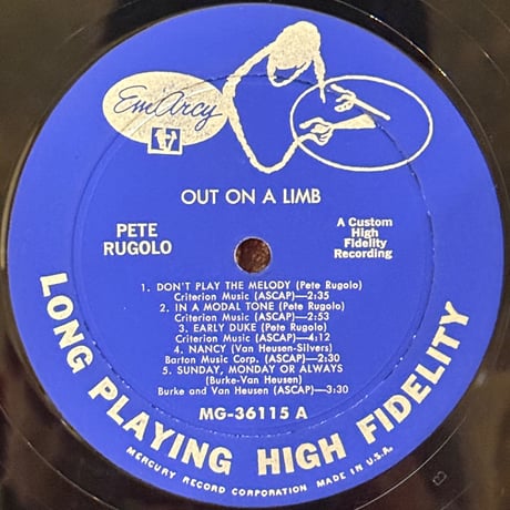 Pete Rugolo And His All Stars / Out On A Limb