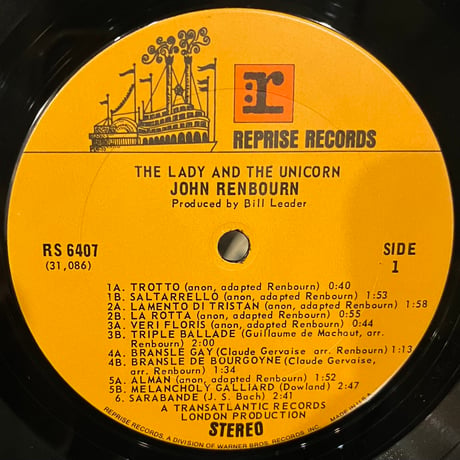 John Renbourn / The Lady And The Unicorn