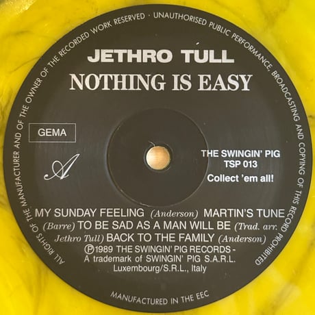 Jethro Tull / Nothing Is Easy