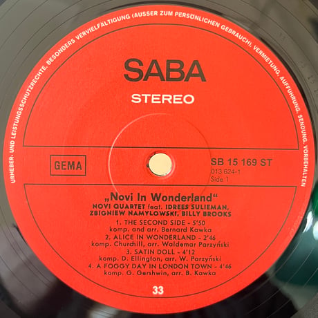 Novi Quartet / Novi In Wonderland