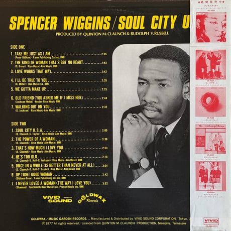 Spencer Wiggins / Soul City U.S.A