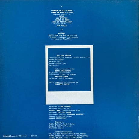 Philippe Cauvin / Memento