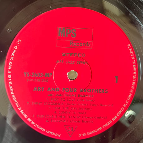 Art And Four Brothers / MPS Jazz Series