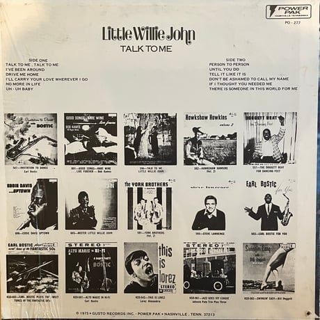 Little Willie John / Talk To Me