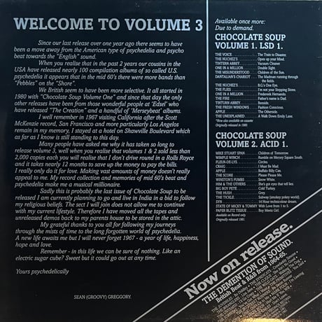 V.A. / Chocolate Soup For Diabetics Vol.3