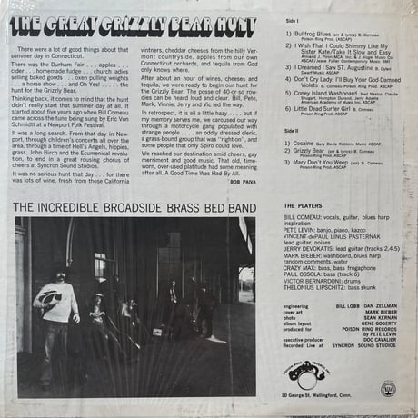 The Incredible Broadside Brass Bed Band / The Great Grizzly Bear Hunt