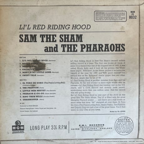Sam The Sham And The Pharaohs / Li’l Red Riding Hood