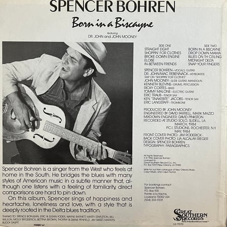 Spencer Bohren / Born In A Biscayne