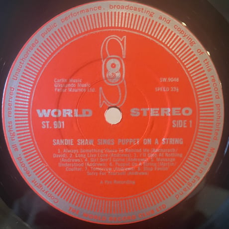 Sandie Shaw / Sandie Shaw Sings Puppet On A Stering And 15 Other Hits