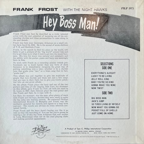 Frank Frost / Hey Boss Man!