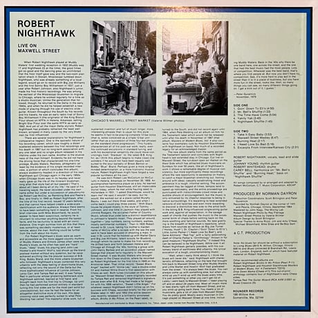 Robert Nighthawk / Live On Maxwell Street-1964