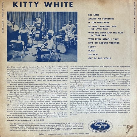 Kitty White / A New Voice In Jazz