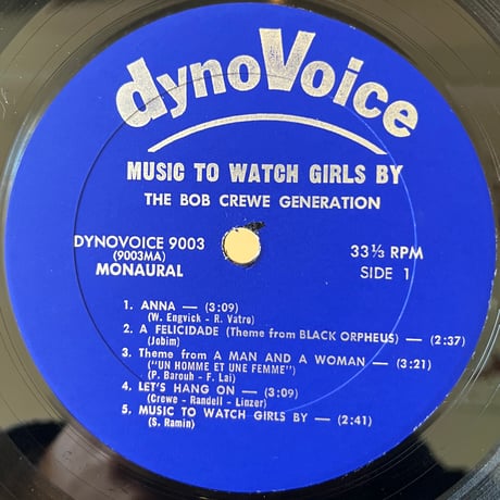 The Bob Crewe Generation / Music To Watch Girls By