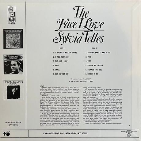 Sylvia Telles / The Face I Love