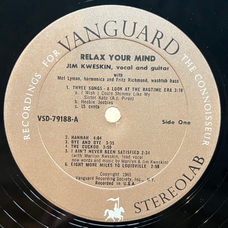 Jim Kweskin / Relax Your Mind