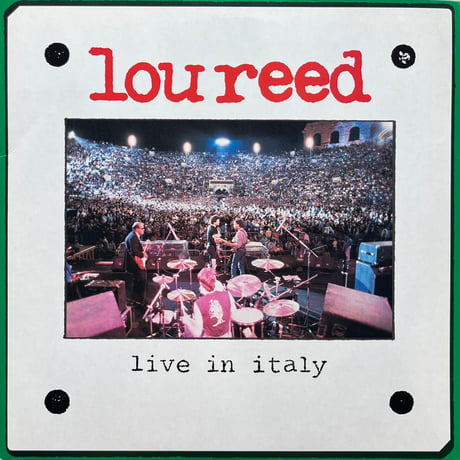 Lou Reed / Live In Italy