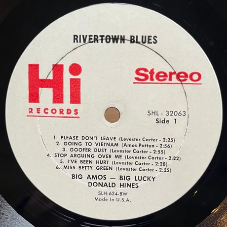Big Lucky, Big Amos, Don Hines / River Town Blues