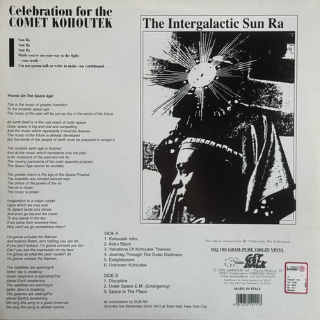 Sun Ra / Concert For The Comet Kohoutek