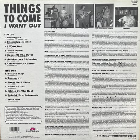 Things To Come / I Want Out