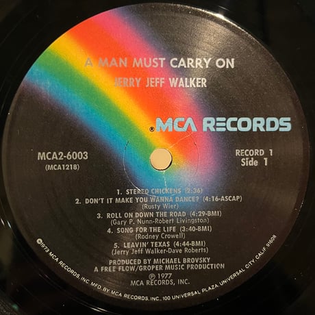 Jerry Jeff / A Man Must Carry On