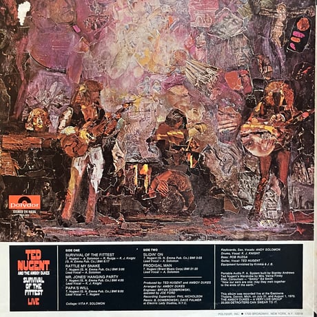 Ted Nugent And The Amboy Dukes / Live