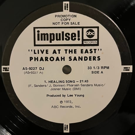 Pharoah Sanders / Pharoah Sanders Live At The East