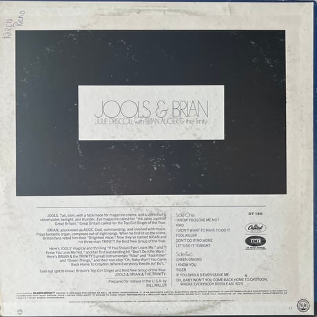 Julie Driscoll, Brian Auger & The Trinity / Jools & Brian